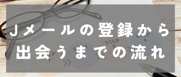 Jメールの登録から出会うまでの流れ