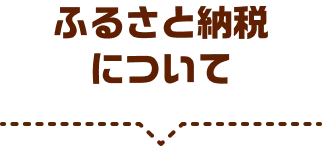 ふるさと納税について