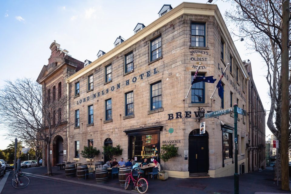 オーストラリア最古のパブ　ロードネルソンブリュワリーホテル