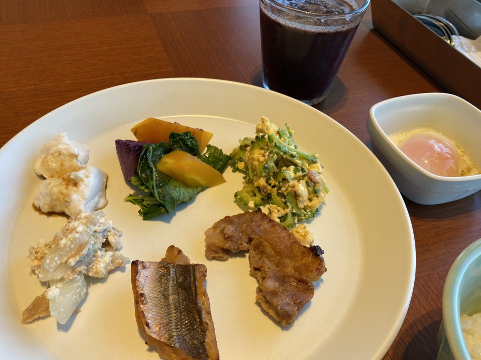 HIYORIオーシャンリゾート沖縄の朝食ブッフェ