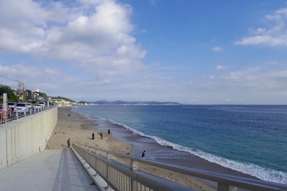 江ノ電の海沿い区間