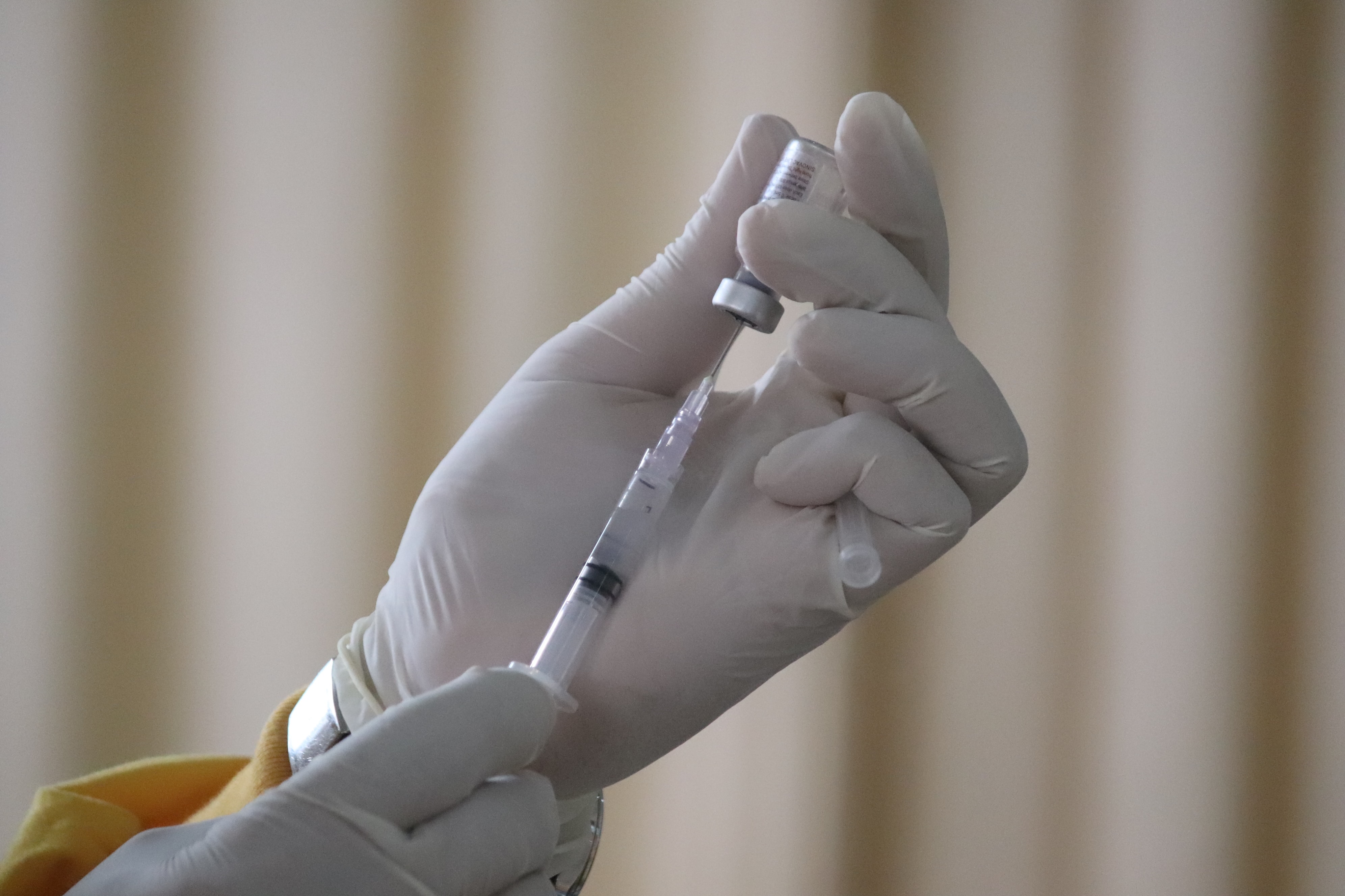 新型コロナウイルスワクチンのイメージ写真です