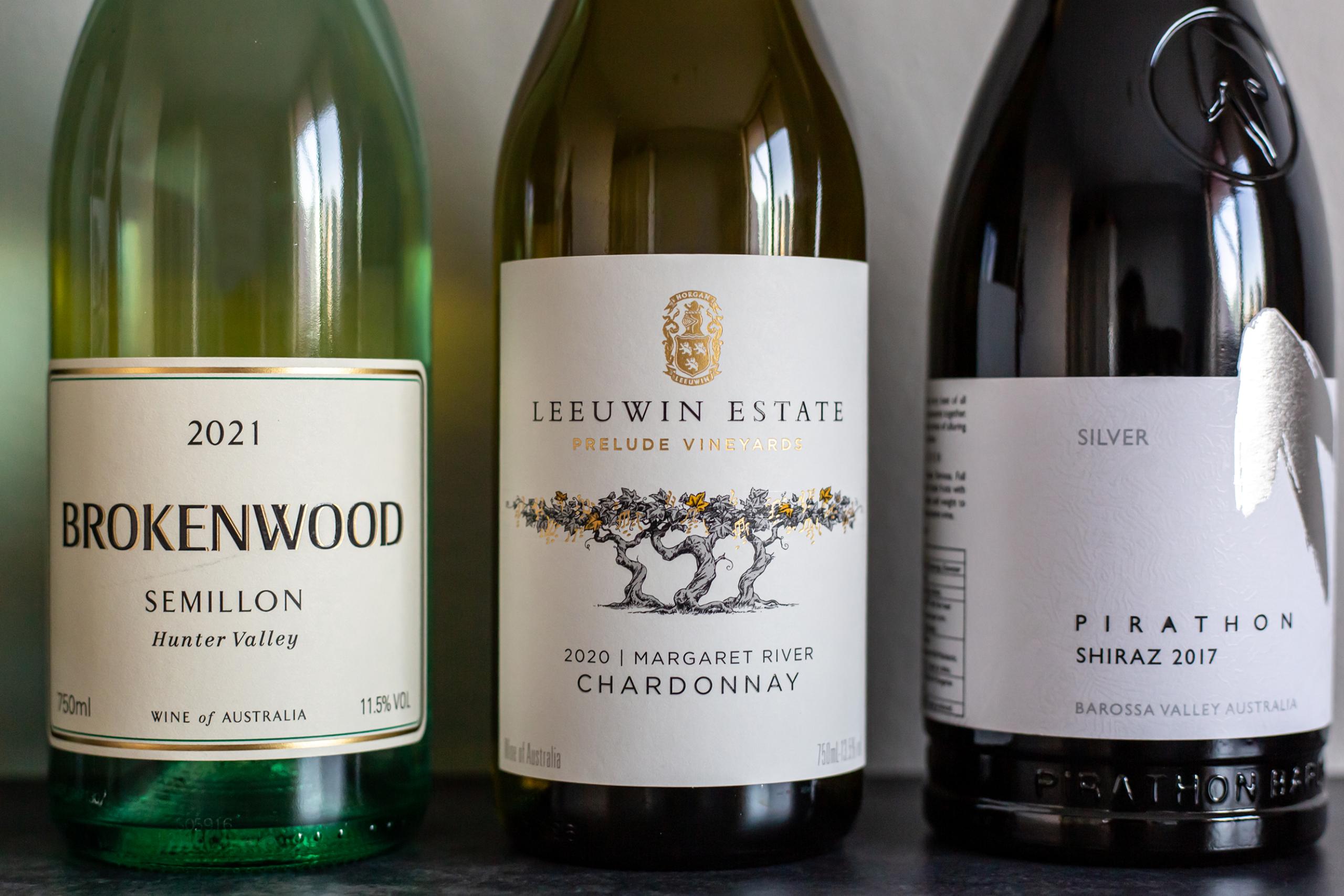 ラベルにブドウの品種が記載されているオーストラリアワイン
