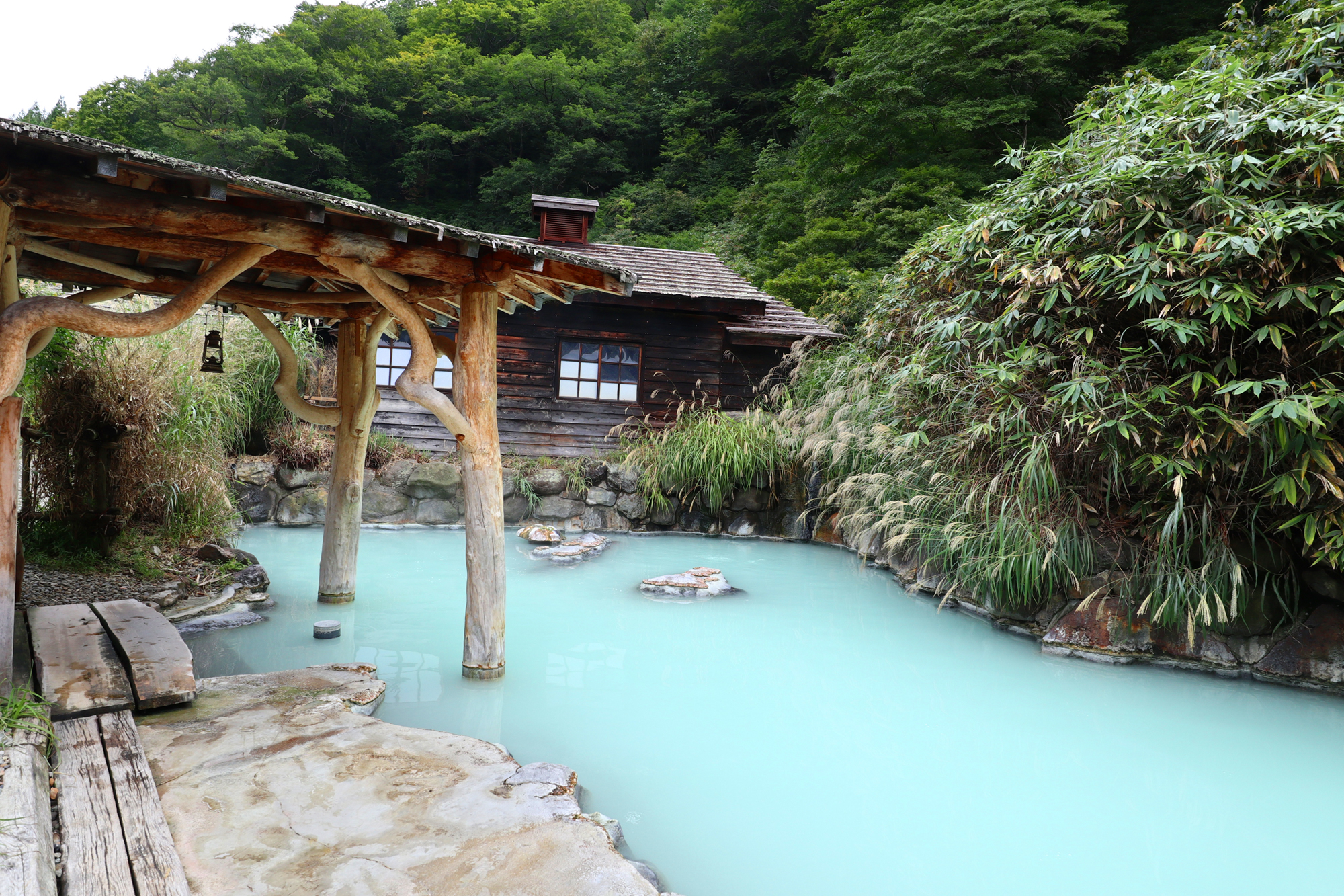 混浴露天風呂の鶴の湯