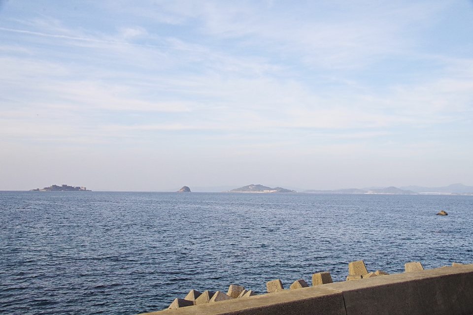 軍艦島　野母崎からの眺め