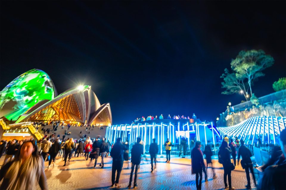 シドニーがライトアップ！南半球最大の光の祭典「ビビッド・シドニー」