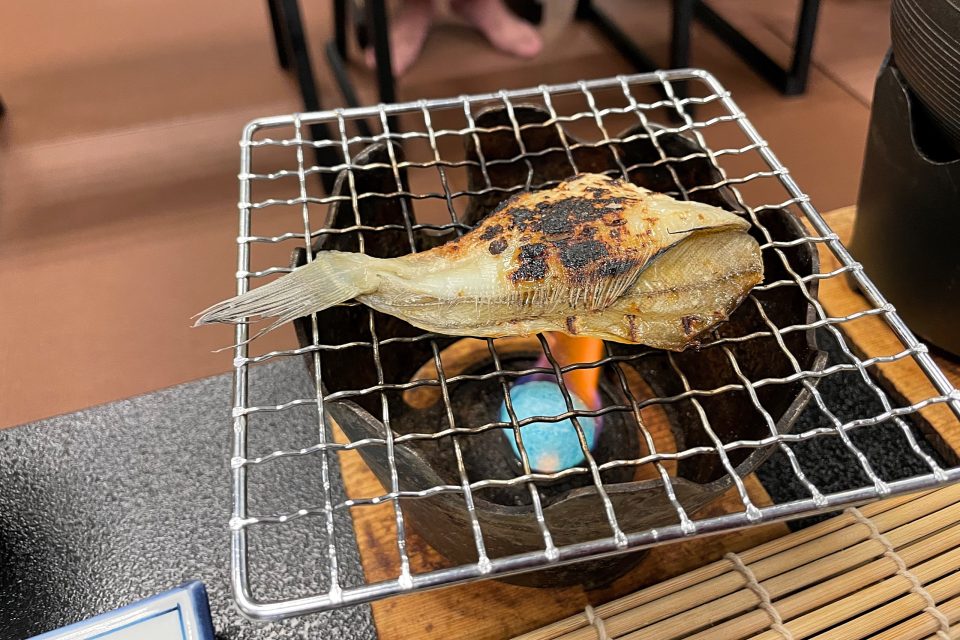 みのや泰平閣　朝食　焼魚